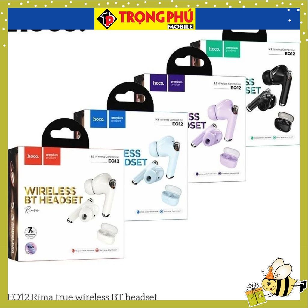 Tai nghe Bluetooth Hoco EQ12 7h - CH2 HCM