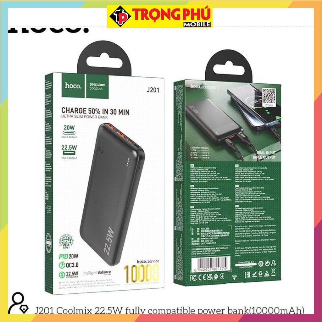 Sạc Dự phòng Hoco J201  Nhiều người mua