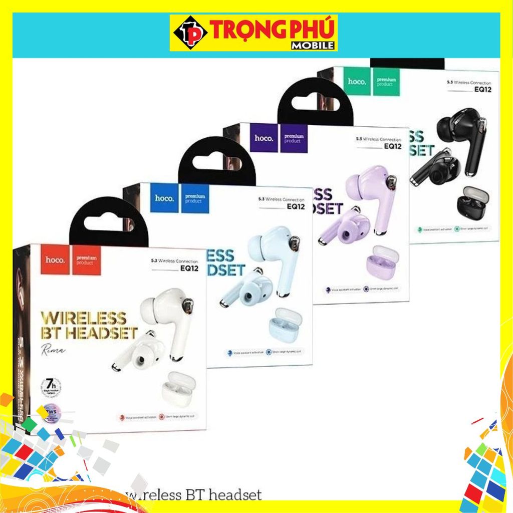 Tai nghe Bluetooth Hoco EQ12 7h - CH5 mãi bán top