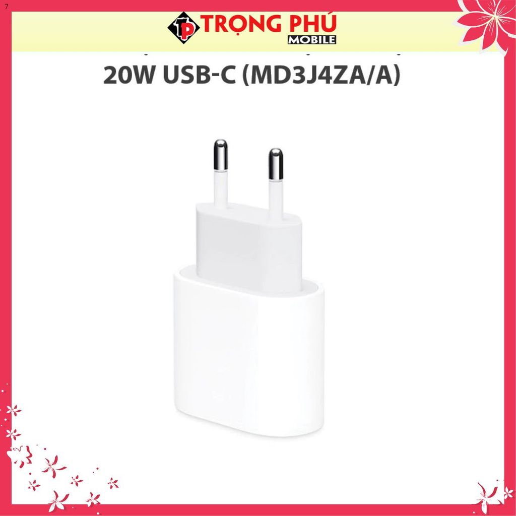 Cốc sạc 20w chính hãng (ZA/A MHJE3, MUVV3)