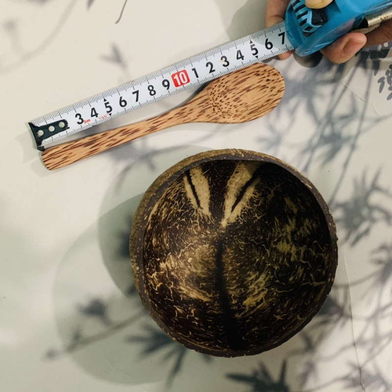 MM Chén gáo dừa mini đánh thô và muỗng dừa