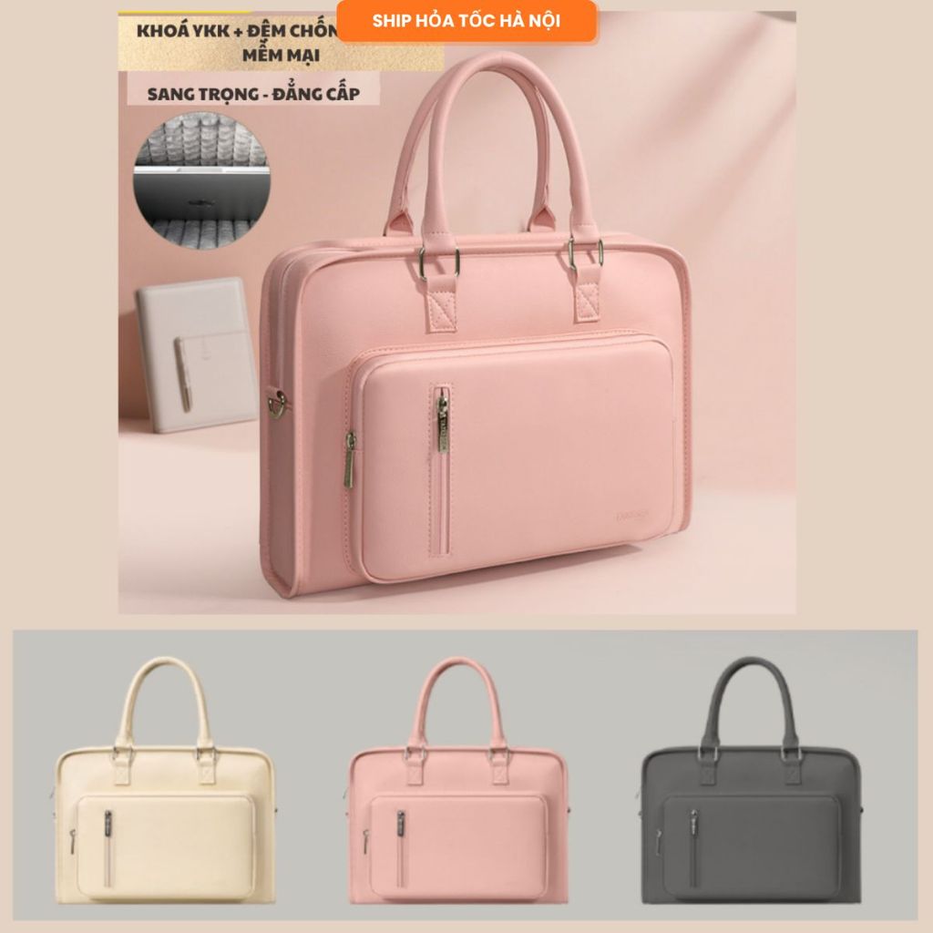 Túi đựng laptop macbook hiệu TAIKESEN thời trang, dễ thương có quai đeo chéo