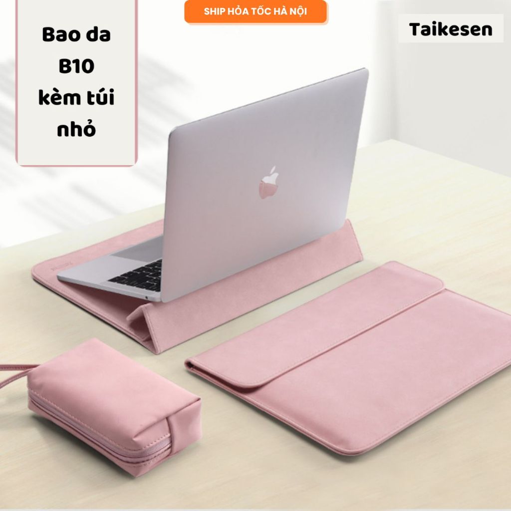 Bao da laptop macbook mỏng nhẹ TAIKESEN có đế kê tiện lợi chống sốc, chống nước macbook m2 m3 m4