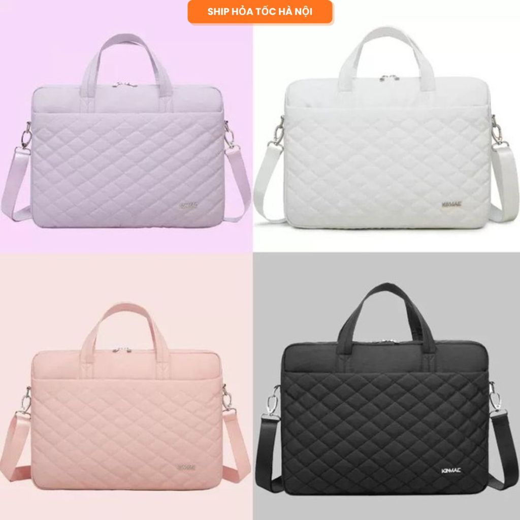 Túi đựng laptop macbook KINMAC chống sốc, vải cao cấp không thấm nước có quai đeo chéo-KM11