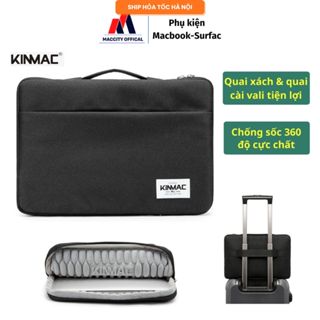 Túi chống sốc macbook laptop KINMAC 6 chiều da PU kháng nước cao cấp - KM01