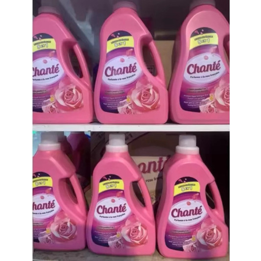 Thùng 4 Can - Túi Nước Giặt Xả Chanté Cao Cấp 8 Trong 1 Hương Nước Hoa 3,1Kg/ 3,05Kg