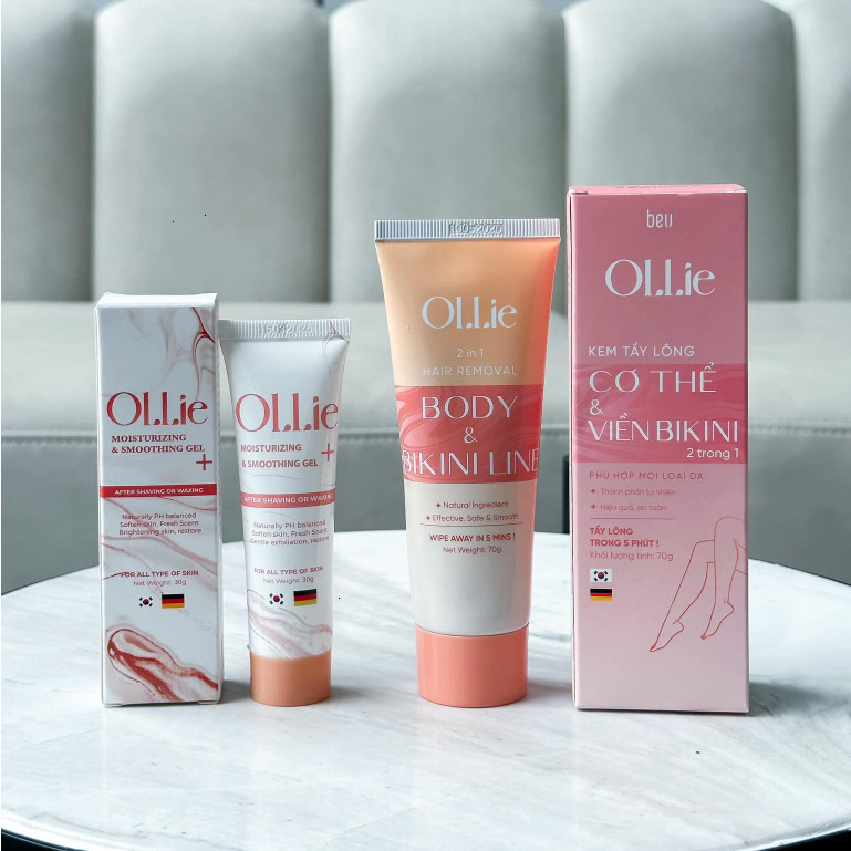 (CHE TÊN) Tẩy lông Ollie, tẩy lông vùng kín, tẩy lông nách và chân an toàn hiệu quả1