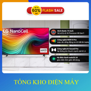 ib FB: tkdm.247 ✔️ nhận mã giảm thêm_ Smart Tivi NanoCell LG 4K 75 inch 75NANO81TSA 2024  INDONESIA 
