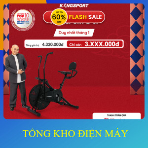 ib FB: tkdm.247 ✔️ nhận mã giảm thêm_ Xe đạp tập KINGSPORT Classic E07, ghế tựa phù hợp người lớn tu