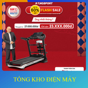 ib FB: tkdm.247 ✔️ nhận mã giảm thêm_ Máy chạy bộ KINGSPORT KS2035 đa năng, thao tác phím cảm ứng, t