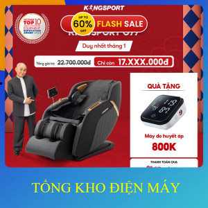 ib FB: tkdm.247 ✔️ nhận mã giảm thêm_ Ghế massage KINGSPORT G77 New màu sắc hiện đại, tích hợp điều 