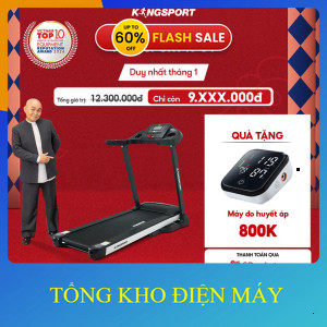 ib FB: tkdm.247 ✔️ nhận mã giảm thêm_ [LIVE] Máy chạy bộ KINGSPORT Plus K04 đơn năng,thảm chạy rộng 