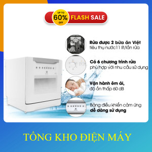 ib FB: tkdm.247 ✔️ nhận mã giảm thêm_ Máy rửa chén mini Electrolux ESF6010BW 8 BỘ _ib đặt hàng