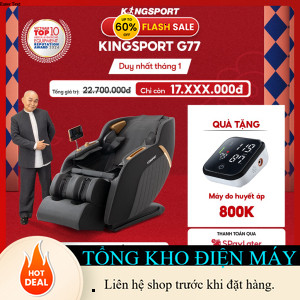 ib shop nhận mã giảm_ [KOL  CHỈ GIAO MIỀN NAM]  Ghế massage KINGSPORT G77 New màu sắc hiện đại, điều