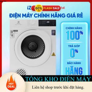 ib shop nhận mã giảm_ EDV804H3WC  Máy sấy thông hơi Electrolux UltimateCare 8 kg EDV804H3WC _ib đặt 
