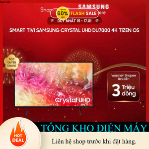 ib shop nhận mã giảm_ [FREESHIP  LIVESTREAM] Smart TV Samsung Crystal UHD DU7000 4K (2024) _ib đặt h