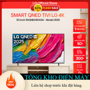 ib shop nhận mã giảm_ Smart QNED Tivi LG 50 inch 4K 50QNED80ASA  Model 2025 _ib đặt hàng
