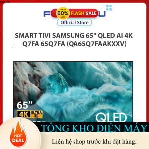 ib shop nhận mã giảm_ [Shopee Lắp Đặt 0Đ HN HCM]Smart Tivi Samsung 65" QLED AI 4K Q7FA 65Q7FA (QA65Q