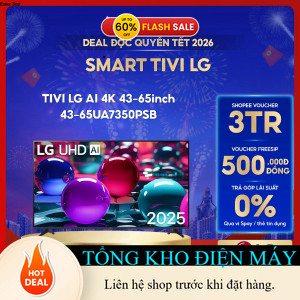 ib shop nhận mã giảm_ Smart Tivi LG AI 4K UA7350PSB Model 2025  Miễn phí giao hàng _ib đặt hàng