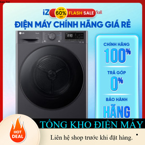 ib shop nhận mã giảm_ DVHP50M  Máy sấy bơm nhiệt LG 10.5 kg DVHP50M  Hàng chính hãng _ib đặt hàng