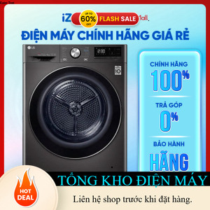 ib shop nhận mã giảm_ DVHP09B  Máy sấy bơm nhiệt LG 9 kg DVHP09B  Hàng chính hãng _ib đặt hàng