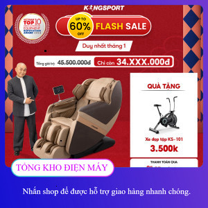 ib nhận voucher ✔️_  [KOL  GIAO MIỀN BẮC] Ghế massage KINGSPORT G85 con lăn di động 3D, con lăn bắp 