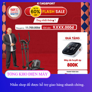 ib nhận voucher ✔️_  [LIVE] Xe đạp tập KINGSPORT Elliptical Bike EB8903 tập luyện toàn thân, tích hợ