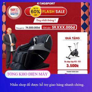 ib nhận voucher ✔️_  Ghế massage KINGSPORT G14 công nghệ massage Kingtech Touch Premium, 15 chương t