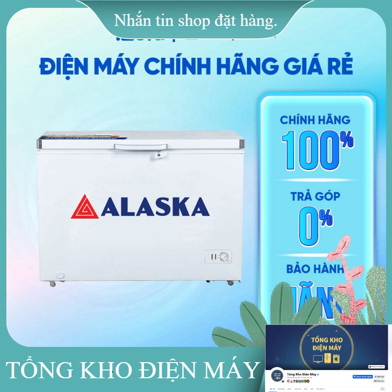 ib giảm thêm_  BD 300C  Tủ đông Alaska 205 lít BD 300C  Hàng chính hãng _miễn phí lắp đặt