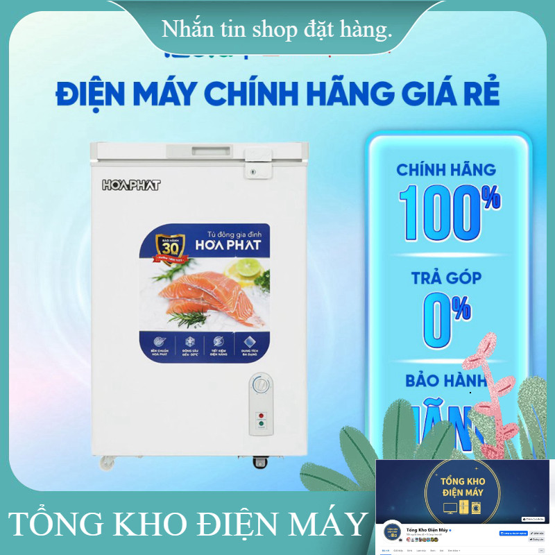 ib giảm thêm_  HPF AD6107  Tủ đông Hòa Phát 107 Lít HPF AD6107  Hàng chính hãng _miễn phí lắp đặt