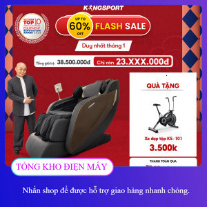 ib nhận voucher ✔️_  [KOL] Ghế massage KINGSPORT G11 công nghệ mới Kingtech Touch Pro, 12 bài massag