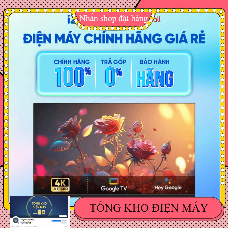 ib đặt hàng nhanh_ 55Y68  Google Tivi Coocaa 4K 55 Inch 55Y68  Hàng chính hãng _miễn phí lắp đặt