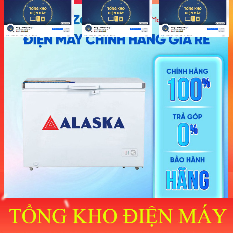 ib đặt hàng_ BD 300C  Tủ đông Alaska 205 lít BD 300C  Hàng chính hãng _sale Tết