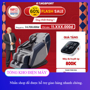 ib nhận voucher ✔️_  [LIVE] Ghế massage KINGSPORT G83 hệ thống con lăn hiện đại, con lăn lòng bàn ch