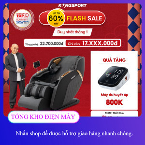 ib nhận voucher ✔️_  Ghế massage KINGSPORT G77 New màu sắc hiện đại, tích hợp điều khiển bằng giọng 