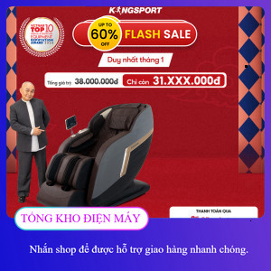 ib nhận voucher ✔️_  Ghế massage toàn thân KINGSPORT G80 hệ thống con lăn 3D hiện đại, công nghệ lọc