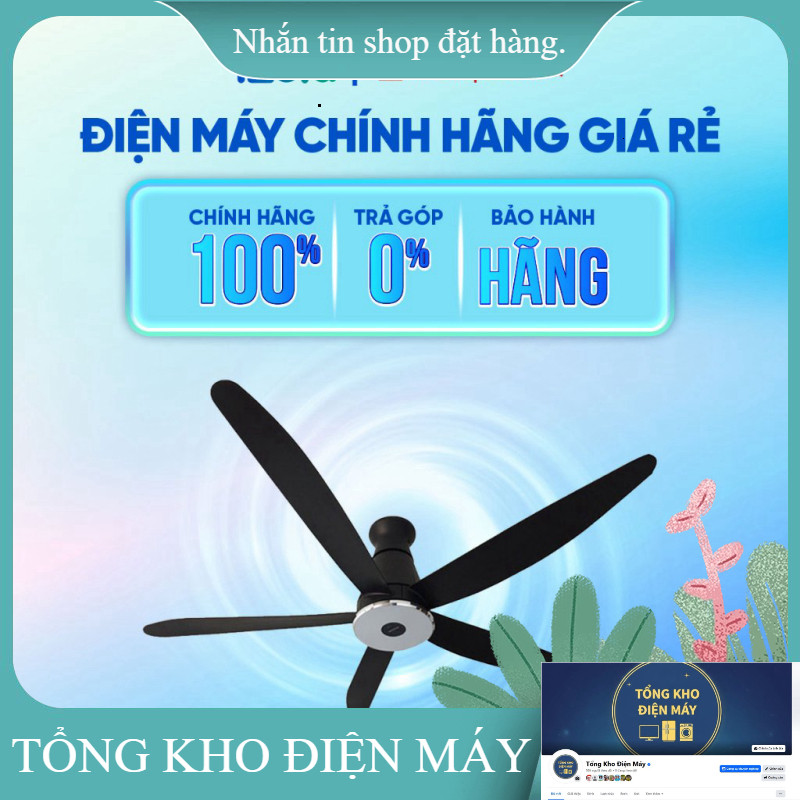 ib giảm thêm_  F60XDN (Đen)  Quạt trần Panasonic 5 cánh F60XDN 37W  Hàng chính hãng _miễn phí lắp đặ