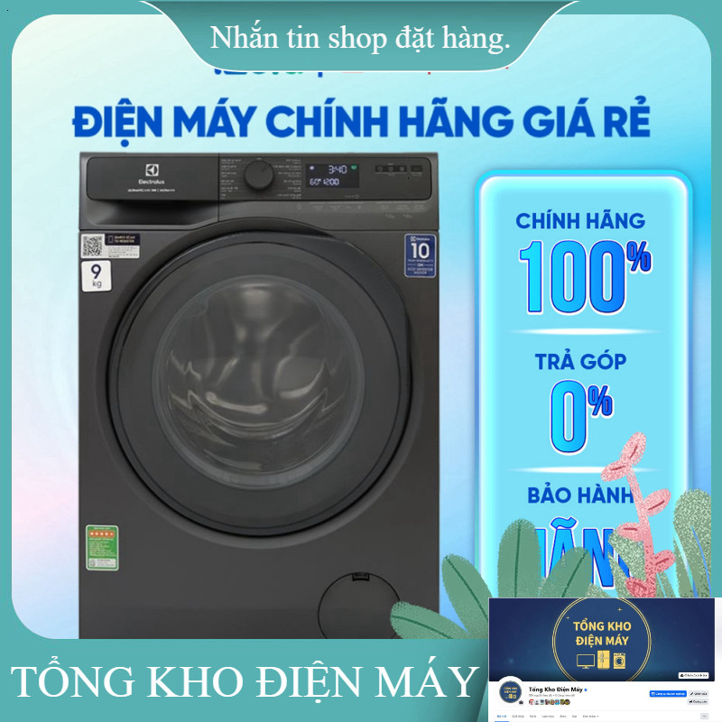 ib giảm thêm_  EWF9023P5SC  Máy giặt Electrolux UltimateCare 500 Inverter 9 kg EWF9023P5SC  Hàng chí