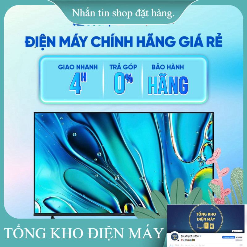 ib giảm thêm_  65S30  Google Tivi Sony 4K 65 inch K65S30  Hàng chính hãng _miễn phí lắp đặt