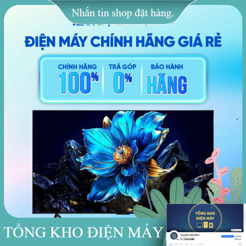 ib giảm thêm_  65P7K  Google Tivi QLED TCL AI 4K 65 inch 65P7K  Hàng chính hãng _miễn phí lắp đặt