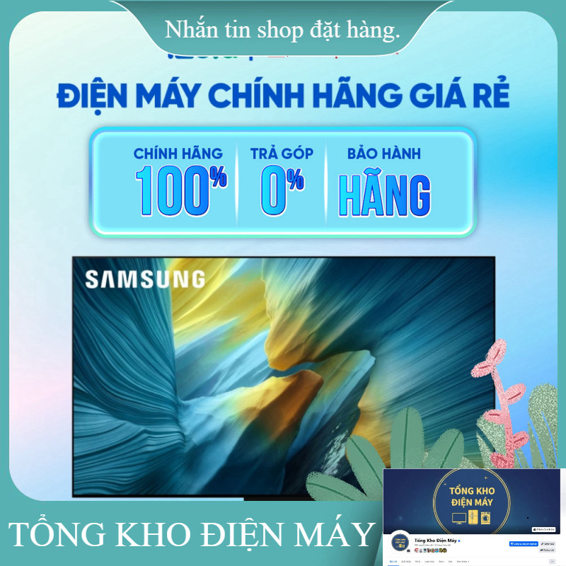 ib giảm thêm_  65S95F  Smart Tivi OLED Samsung AI 4K 65 inch QA65S95F  Hàng chính hãng _miễn phí lắp