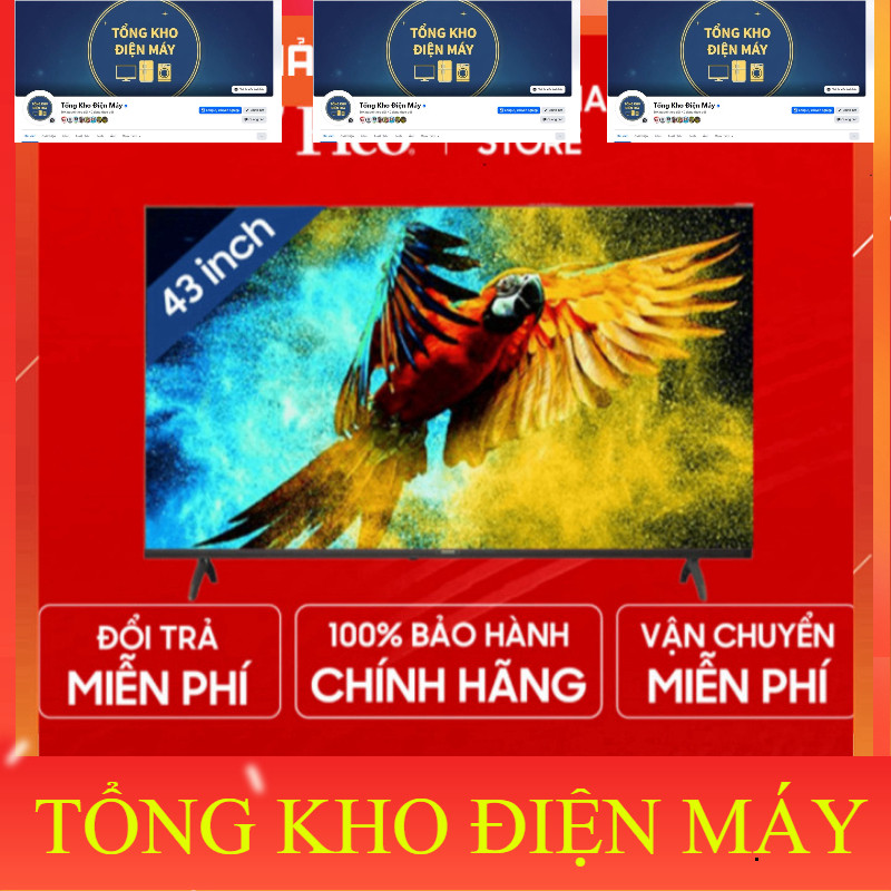 nhắn đặt hàng_ Smart TV Tivi LED Coocaa Full HD 43 inch 43S3U PLUS  Bảo hành chín _tkdm.247
