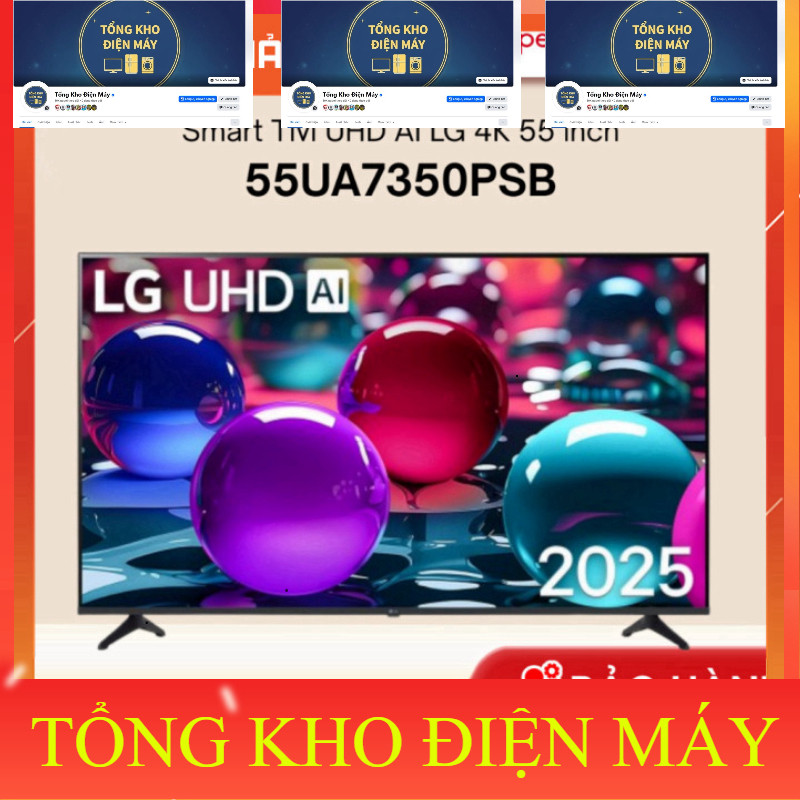 nhắn đặt hàng_ 55UA7350PSB | 55UA8450PSA  Smart Tivi LG AI 4K 55 Inch UA7350PSB || UA8450PSA .. Miễn