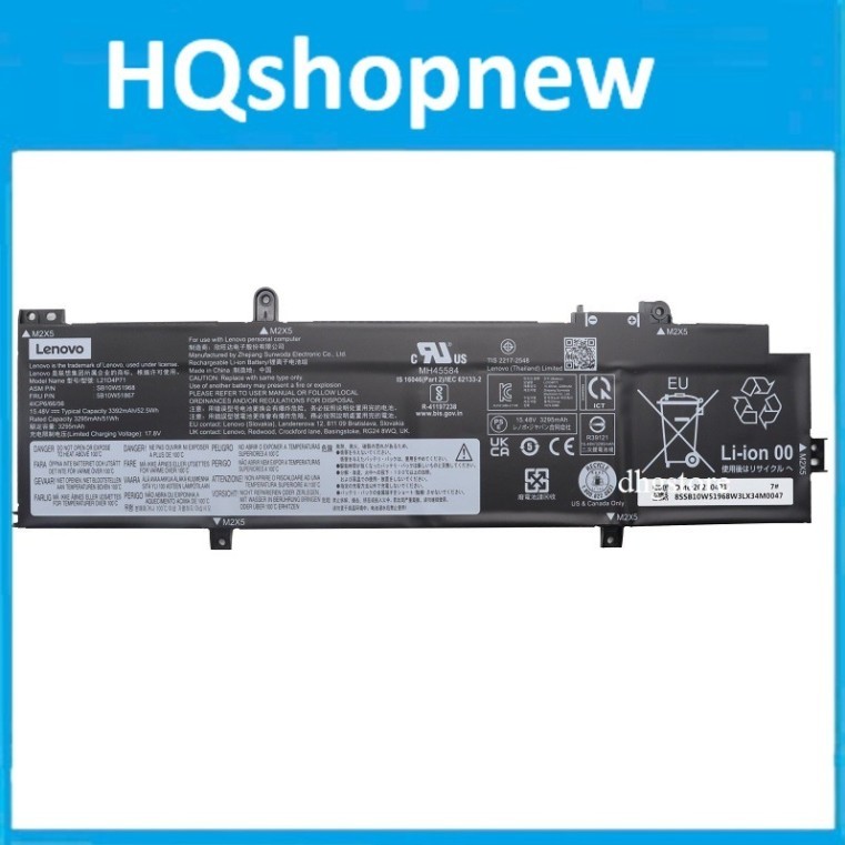 ⚡️ Pin laptop Lenovo ThinkPad T14 Gen 3,T14 Gen 4, P14S Gen 3, P14S Gen 4, L21D4P71  L21L4P71 52.5Wh