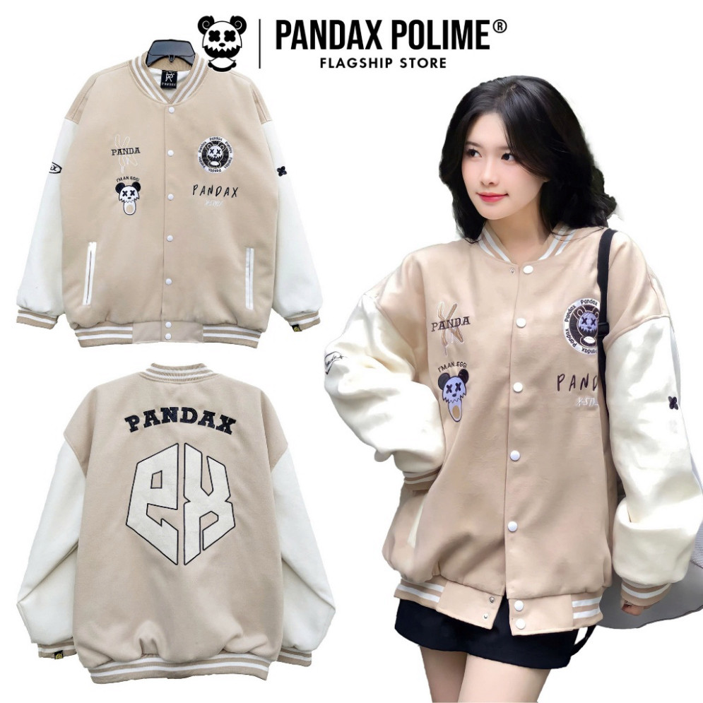 Áo Ấm "Bomber Jacket Unisex Tan - Áo Nỉ Dày PANDAX Cho Nam Nữ Từ Local Brand"