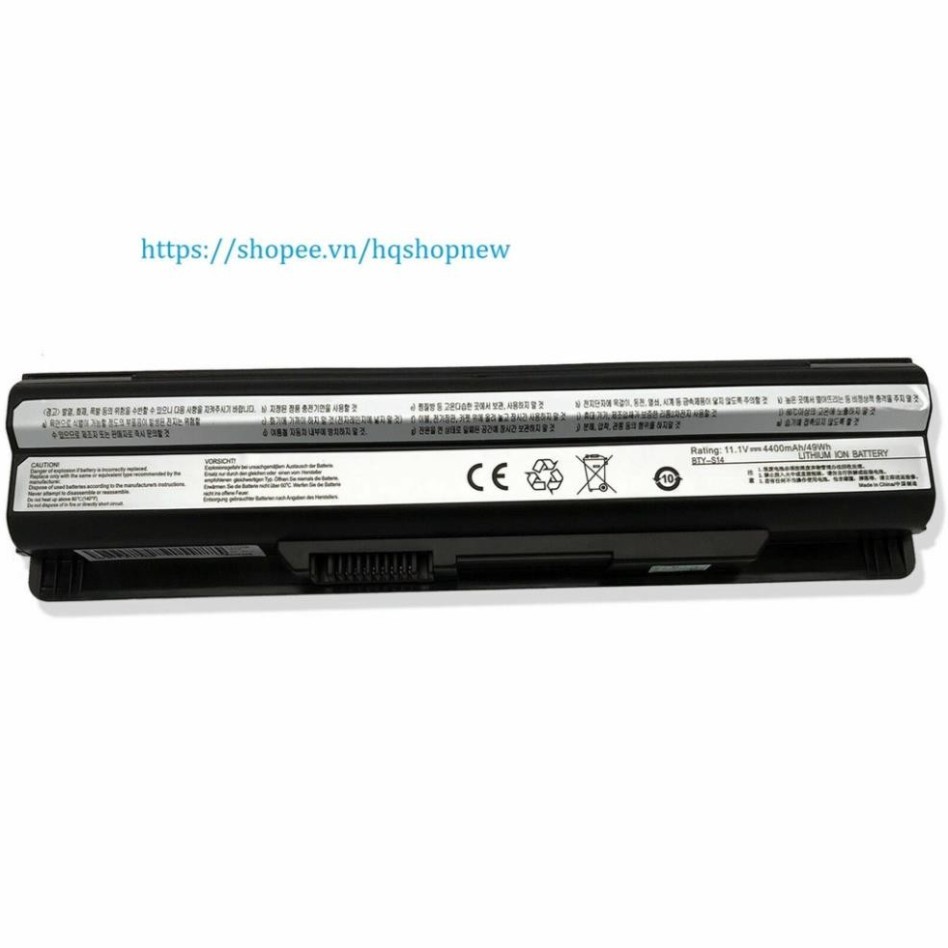 ⚡️Pin laptop MSI BTY-S14 BTY-S15 FX600MX FX603 FR720 FX720 FX610 FR620 FX620 FX620DX FR700 FX700 GE6