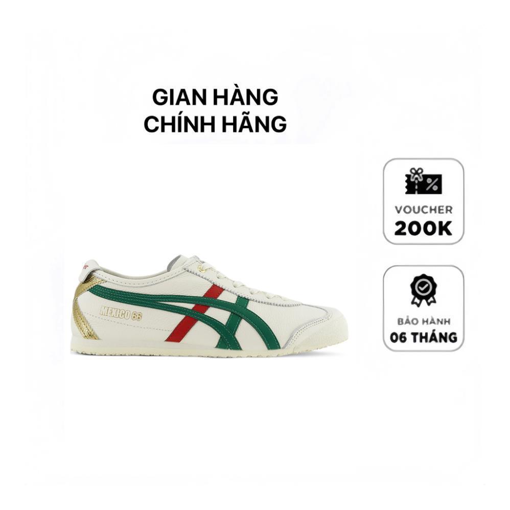 Giày Onitsuka Tiger baskets Mexico 66 'Birch Kale/Red/Gold'