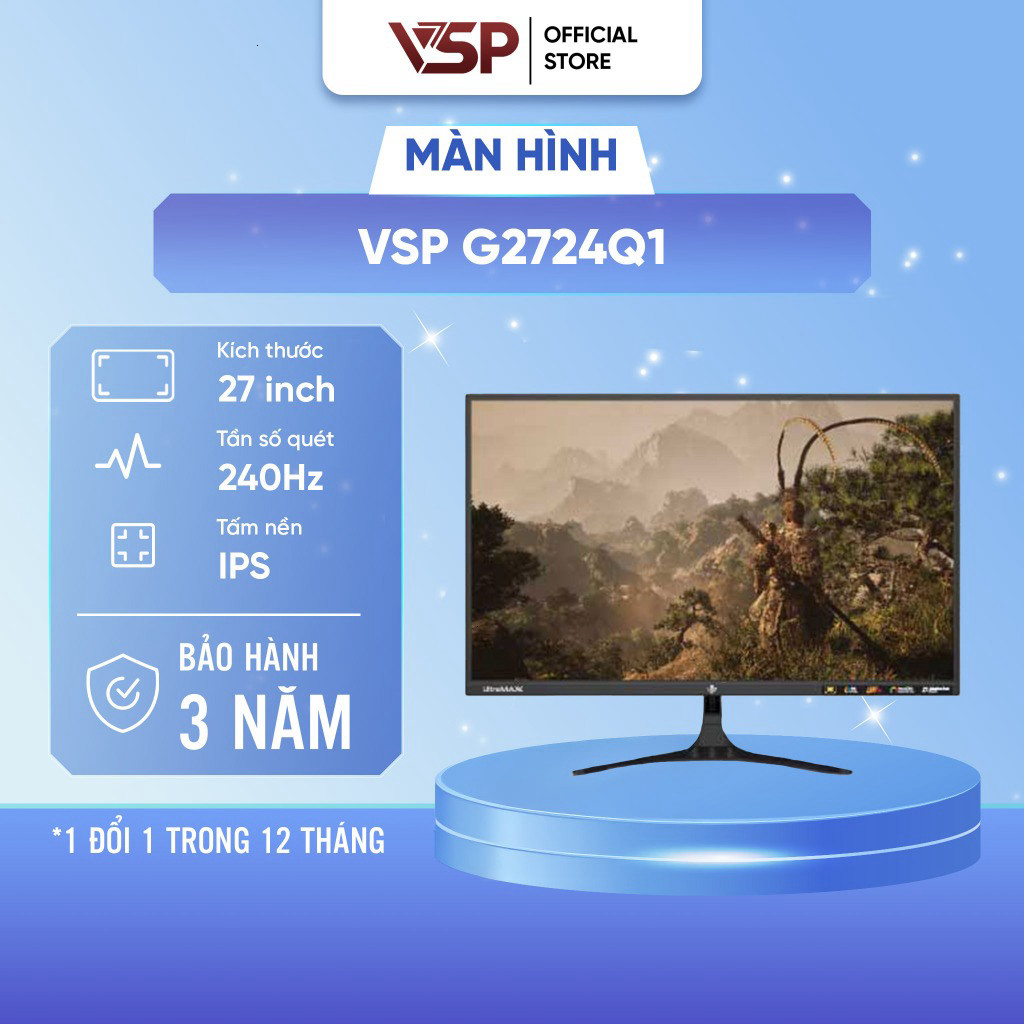 MÀN HÌNH VSP G2724Q1 - 2K/ IPS / 27 inch/ 240Hz/ 1ms