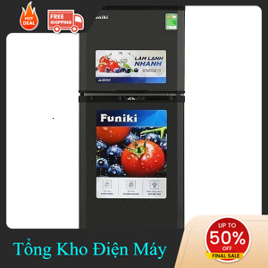 nhắn shop nhận voucher ✔️_  SaleHR T6120TDG  Tủ Lạnh Funiki 120L HR T6120TDG (Làm lạnh gián tiếp, No