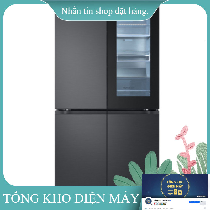ib giảm thêm ✔️_  Xả 1CLFB66BLMI  Tủ lạnh LG Inverter 666 lít Multi Door InstaView LFB66BLMI _hàng m
